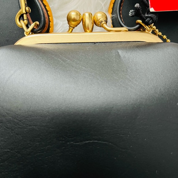 Coach x Disney Mickey Mouse x Keith Haring Leather Kisslock Crossbody Purse - Picture 10 of 16